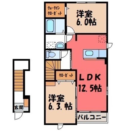 野木駅 徒歩15分 2階の物件間取画像